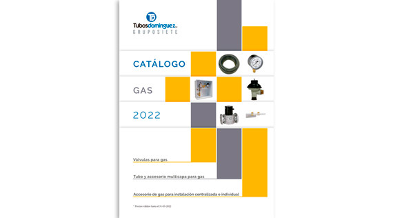 Catálogo gas 2022 Tubos Domínguez